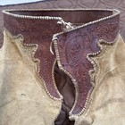 Vintage Western Cowboy Suede Leather Chaps