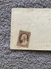1858 Newark Delaware Cover Fancy Killer Cancel