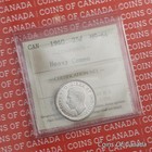 1940 Canada Silver 25 Cents Quarter - Iccs Ms 64 Heavy Cameo  coinsofcanada
