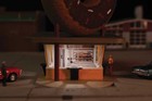 Walthers Ho Scale   Hole-in-one Donut Shop   Spaces   Interior Lighting   Detail