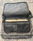 New Gemline Crown Royal Promo Gray black Embroidered Messenger Bag W  Pockets