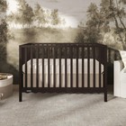 Convertible Crib 5-in-1 Baby Toddler Bed Daybed Full Size Chocolate Chip Dream