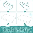 Extra Thick 2  Yoga Mat 72 x24  Foldable Exercise Cushion For Pilates   Gym