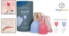 Flexible   Leak-free Menstrual Cup - 10  Reusable Design In Soft Silicone