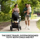 Evenflo Pivot Troop Child   Pet Modular Travel System  rhodesboro Black 