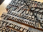 10 Line Antique American Serif Wood Type Font  w46  Letterpress