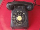 Vintage Stromberg Carlson Black Rotary Telephone Decor Parts Restoration