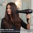 Hair Blow Dryer professional Salon Ionic 2200w blast Turbo 6900 black