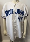 1999 Kelvim Escobar Game Used Worn Toronto Blue Jays White Baseball Jersey Mlb