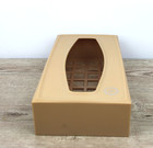 Vtg Mc Rubbermaid Atomic Starburst Beige Plastic Tissue Box Cover Holder  2939