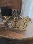 Vintage 12 Tribes Of Israel Jewish Hebrew  Napkin Holder Judaica  Brass  