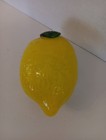 Vintage Murano Style Yellow Lemon Hand Blown Glass Fruit  Mint Condition  