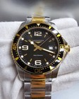 Longines Hydroconquest 41mm Qtz Ss Blk Dial Mens Watch L37403567   L3 740 3 56 7