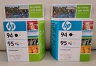 2-pack Combo Genuine Hp 94   95 Black   Tri-color Ink Cartridges   new   Sealed