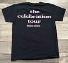 Madonna The Celebration Tour Concert Tee Shirt Adult Small 2023-2024 Music Black