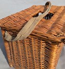 Large Vintage Fishing Basket  Creel  Mid Century 