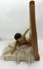 Vintage Native American Woman Rug Weaving Loom Weaver With Baby  Women Doll