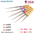 Dental Endodontic Rotary Files X-pro Gold Taper Niti Endo Files Sx F3 Root Files