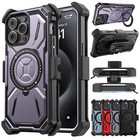 For Iphone 16 Pro Max 15 14 13 12 11 Heavy Duty Defender Case Belt Clip Holster