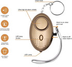 Safe Sound Personal Alarm  3 Pack 145db Personal Security Alarm Keychain With Le