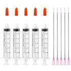 10ml Glue Applicator Syringes With 18g 4 Inch Blunt Tip Injector Long Needles   