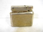 Vintage Kreisler Butane Refillable Gold Tone Etched Pocket Lighter Visi-tank
