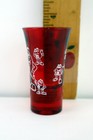 M m s Red 3 5  Tall Shot Glass - Collectible - Excellent 