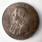 Great Britain - Conder Halfpenny Token 1790s - John Howard - D h36a - Icg Ms64bn