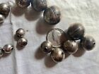 32 Navajo Sterling Silver Beads Graduated Loose Necklace 62 Gr Antique Lot