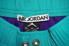 Vintage Air Jordan Flight Purple Teal Shorts Size M     90s Style Made In Thailand