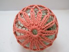 Authentic 4 1 4 Inch Japanese Netted Glass Float Ball Buoy Tiki Hut   f2 5a2446 