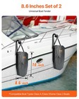 Vevor Boat Fenders 2 Packs 8 6 X 16 Marine Eva Boat Dock Fender Bumpers