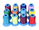 Bonded Nylon Sewing Thread Size 69 T70 3600 Yards 12 Assorted Vibrant Colors