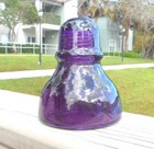 Great Royal Purple Cd 490 Agee Australian Glass Insulator