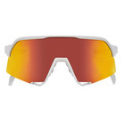 100  S3 Sport Performance Cycling Sunglasses Tact White  Red Mirror