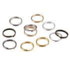 Open Jump Rings 4-12mm Split Ring Connectors For Diy Jewelry Making 50-200pcs