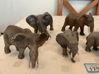 Schleich Elephants Whole Herd Of Elephants X 7  179 30 