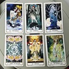 Silent Desolate Tarot Deck 78 Pcs Cartoon Tarot Cards Based On Rider System