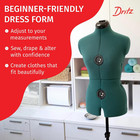 Adjustable Female Sewing Dress Form Mannequin  Size Us 4   12 For Garment Fitting