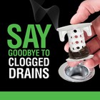 Sinkshroom    clear  Hair Catcher Strainer Snare Trap No More Clogs By Tubshroom