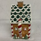 Christmas Gingerbread House Candy Cane Teapot Potpourri Designs Handpainted