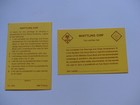 2 Unused Vintage 1988 Printing Cub Scout   Webelos  whitling Chip  Yellow Cards