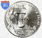 2025-p d Jefferson Nickel  2  Coin Set Brilliant Uncirculated  jb s Coins 