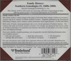 Family Tree Maker s-family Archives family History Southern Genealogies  1