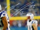 Elandon Roberts Signed autographed 8x10 Photo New England Patriots Jsa Coa