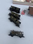 Lot Of 29 Ho Train Car Bachmann tracks Locomotives Houses Collection  Track Tl 1