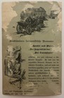 Antique German Trade Card F w  Hackl  nder Handel U Wandel Butterflies Flowers