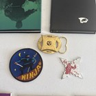 Ninja Master Collection Books  Patch  Belt Buckle And Nunchaku