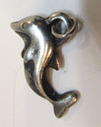 Vintage 1980 s 3 4  Pewter Dolphin Porpoise Charm