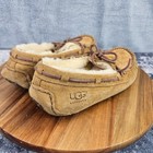 Ugg Dakota Shoes Womens Size 7 Chestnut Suede Moccasin Slippers Shearling 5612